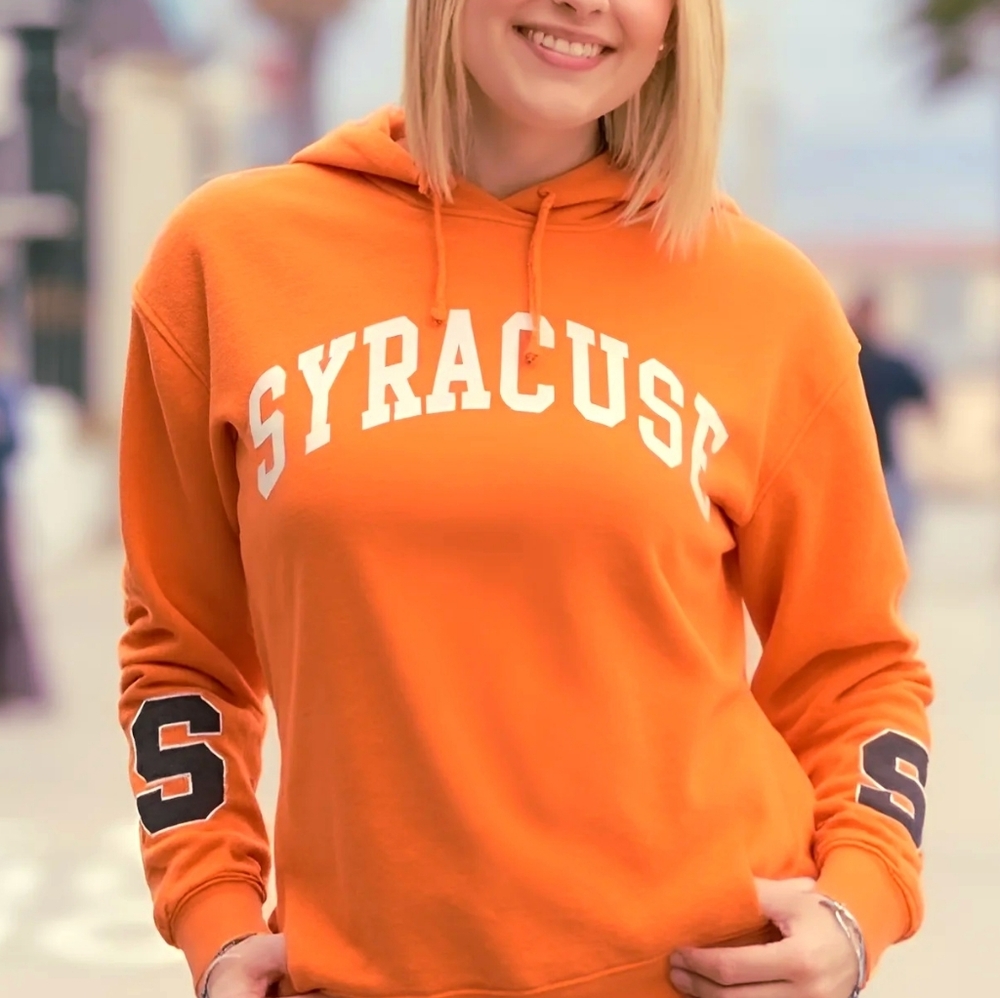 47 Brand Vintage Syracuse Orange Sweatshirt Hoodie Size Small